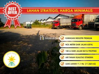 LAHAN SANGAT STRATEGIS DENGAN HARGA MININALIS