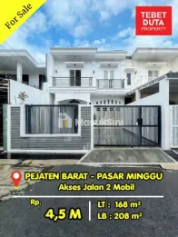 Dijual Cepat Rumah Pejaten Barat 2 Lantai Siap Huni Jalan 2 Mobil