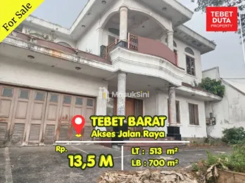 Dijual Rumah Mewah Tebet Barat Lokasi Strategis Akses Jalan Raya (BU)