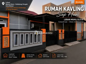 rumah murah full renovasi di Kaliabang Tengah