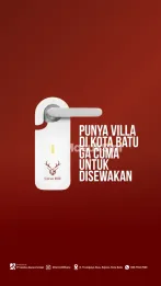 Villa Modern Tropis di Kota Wisata Batu Malang