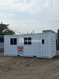 JUAL SITE OFFICE KONTAINER 20FT SURABAYA | UNTUK PROYEK & KANTOR LAPANGAN