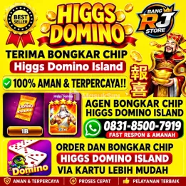 KHUSUS TERIMA BONGKAR CHIP DOMINO ISLAND HIGGS 🔥 BUKA 24JAM WA:0831-8500-7919