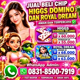 KHUSUS TERIMA BONGKAR CHIP DOMINO ISLAND HIGGS 🔥 BUKA 24JAM WA:0831-8500-7919