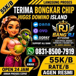 KHUSUS TERIMA BONGKAR CHIP DOMINO ISLAND HIGGS 🔥 BUKA 24JAM WA:0831-8500-7919