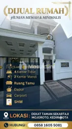 Rumah dekat taman Sekartaji Mojoroto Kediri kota