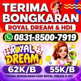 TERIMA BONGKAR CHIP HDI HIGGS DOMINO ISLAND DAN ROYAL DREAM WA 0831-8500-7919
