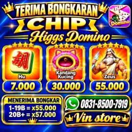 Terima Bongkaran Chip Higgs domino Island Amanah dan terpercaya Wa 083185007919