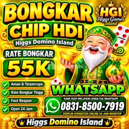 [[AGEN RESMI]] KHUSUS TERIMA BONGKAR CHIP DOMINO ISLAND HIGGS 🔥 BUKA 24JAM PROSES CEPAT BONGKARAN CHIP DOMINO AGEN AMANA