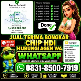 𝐁𝐄𝐒𝐓 𝐒𝐄𝐋𝐋𝐄𝐑 Agen Terima bongkar chip hdi Higgs domino island 24jam Agen Real khusus bongkar chip terpercaya 💯%aman dan a