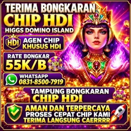 𝐁𝐄𝐒𝐓 𝐒𝐄𝐋𝐋𝐄𝐑 Agen Terima bongkar chip hdi Higgs domino island 24jam Agen Real khusus bongkar chip terpercaya 💯%aman dan a