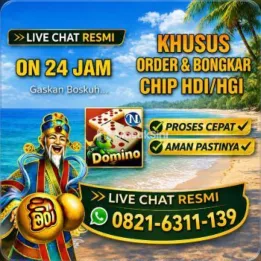 BONGKAR CHIP DOMINO HDI HGI HIGGS DOMINO ISLAND GAMES WA 0821-6311-139