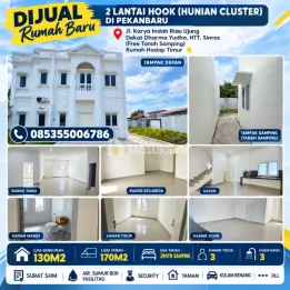 Dijual Rumah Baru 2 Lantai Hook Cluster Karya Indah Pekanbaru