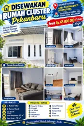 Disewakan Rumah Cluster Pekanbaru