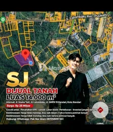 jual tanah daerah kendari luas 16000