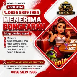 KHUSUS TERIMA BONGKAR CHIP DOMINO ISLAND HIGGS 🔥 BUKA 24JAM WA:085658391986