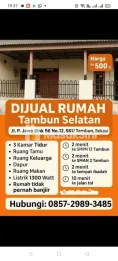 rumah di daerah tambun selatan
