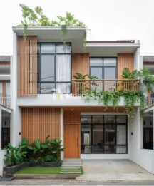 Rumah Minimalis Modern Tropis 2 Lantai di Karangploso, Malang
