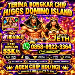 TERIMA BONGKAR CHIP HDI HIGGS DOMINO ISLAND JUAL BELI CHIP HDI WA 085809223364 ONLINE 24 JAM