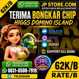 Terima Bongkaran Chip Higgs domino Island Amanah dan terpercaya Wa 083185007919