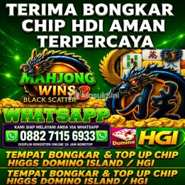 TERIMA BONGKARAN CHIP HIGGS DOMINO TERPERCAYA KHUSUS BONGKARAN HDI AMANAH PROSES CEPAT OPEN 24JAM ✅